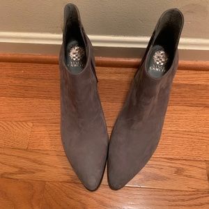 Size 11 Grey Ankle Boots Designer Vince Camuto